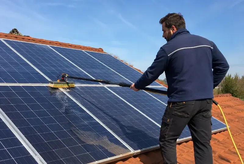 Nettoyage et entretien de panneaux solaires à Espenel