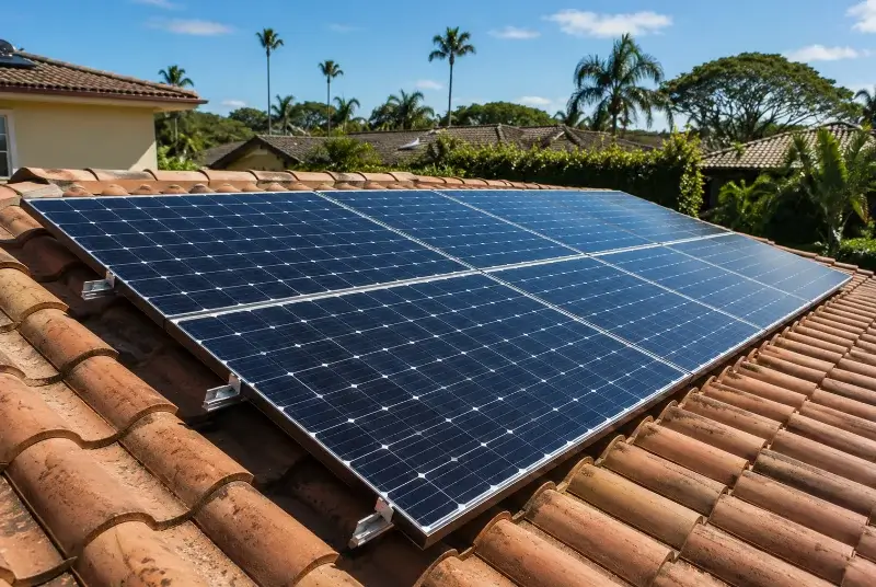 Installation de panneaux solaires à Espenel